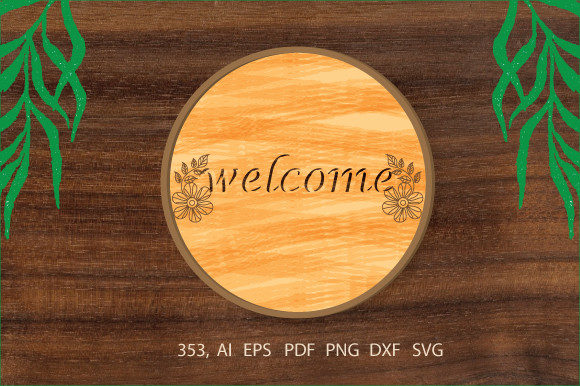3d Wooden Layer welcome Wall Art SVG Graphics and Crafts Review