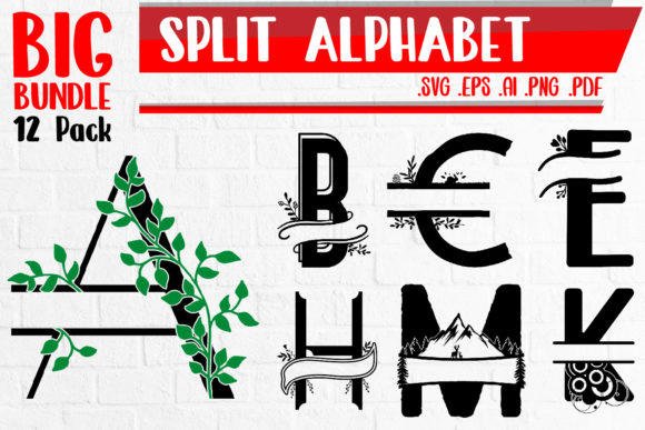 Alphabet Monogram a-Z: A Designer's Review of Graphics for Crafts