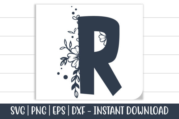 Floral Alphabet R Review: A Smart Graphics Choice for Crafts