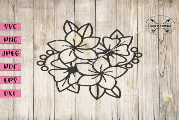 Floral Art: A Graphic Design Asset for Crafts and Branding