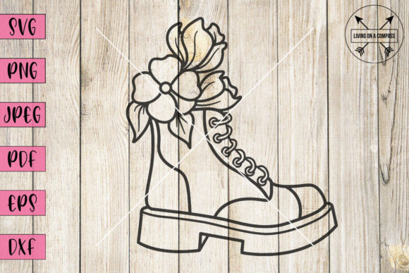 Floral Boot Art: A Practical Review for Graphics and Crafts Sellers
