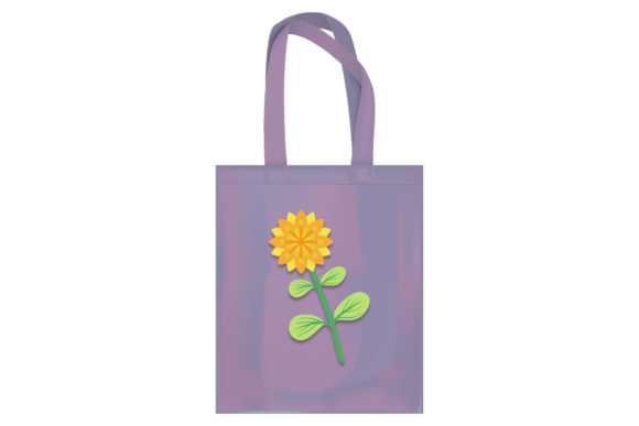 Floral Market Tote Bag Hold Up Graphics Freebies
