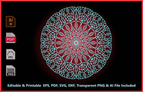 Mandala Coloring Pages and Books Design Graphics