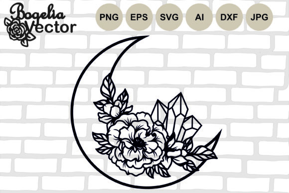Mystical Moon Crystal Cut File: A Designer's Review for Crafts & Graphics