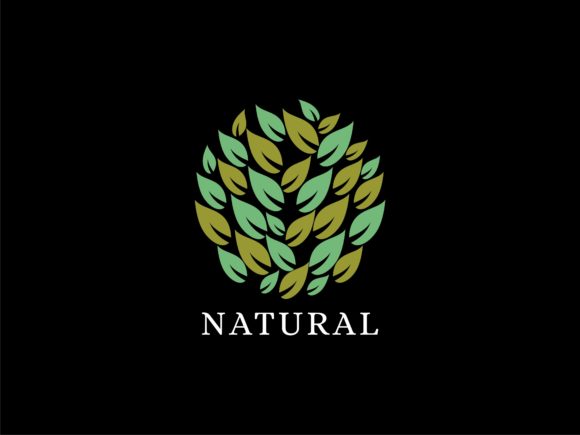 Natural Leaves Green Ecology Graphics and Logos Review