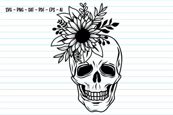 Skull Svg Flower Skull Svg Vol.1 Graphics and Print Templates Review